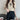 Slim Ribbed Drawstring Collar Top - nightcity clothing