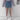 Asymmetric Distressed Hem Denim Mini Skirt - nightcity clothing