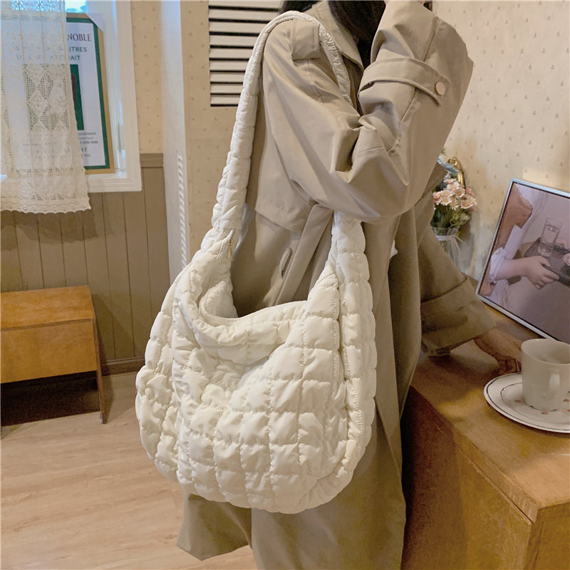 Lightweight Quilted Tote Bag - nightcity clothing