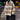 Retro Checker Oversized Coat - nightcity clothing