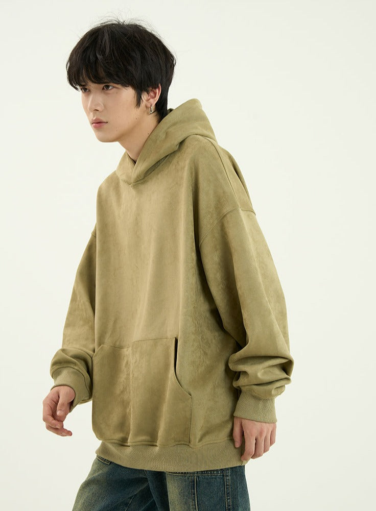 Ribbed Hem Oversized Hoodie