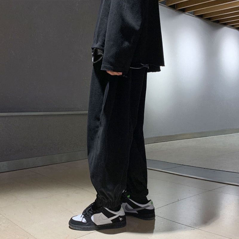 Slim Corduroy Button Cuff Pants - nightcity clothing