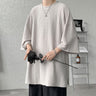 Waffle Textured Crew Neck Lightweight Tee - nightcity clothing