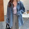 Loose Denim Overshirt - nightcity clothing