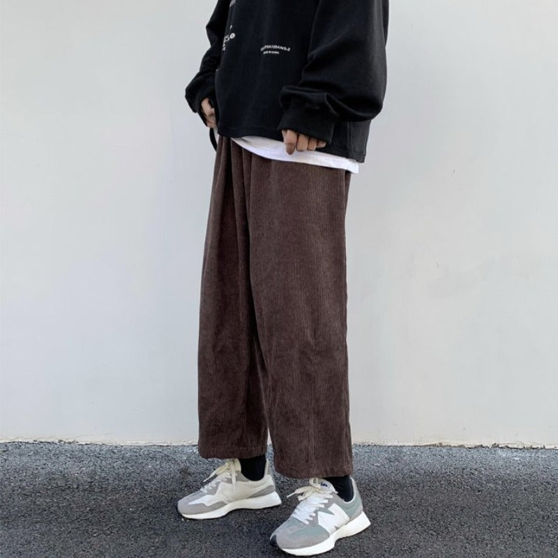 Wide Leg Lightweight Corduroy Pants – nightcity clothing