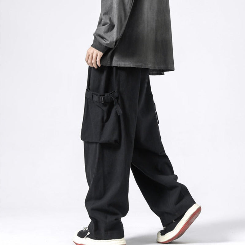 Wide Leg Lightweight Cargo Pants - nightcity clothing