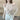 Mock Layered Knot Cold Shoulder Long Sleeve Top - nightcity clothing