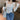 Asymmetric Mock-Layered Long Sleeve Crop Top - nightcity clothing