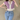 Cropped Color-Block Outline Short Sleeve Button Cardigan - nightcity clothing
