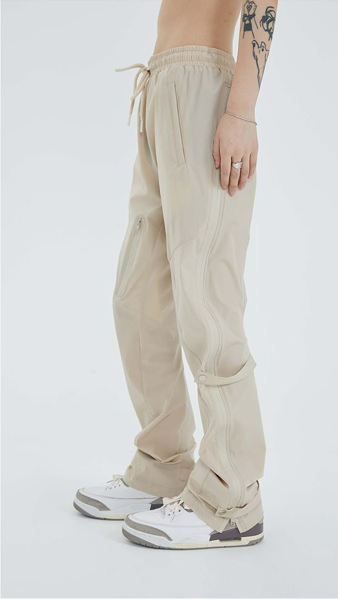 Double Side Zip Lightweight Pants