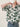 Leaves Print Short Sleeve Button Shirt