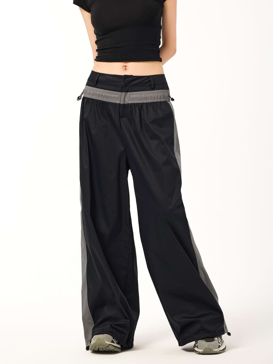 Side Stripe Parachute Pants