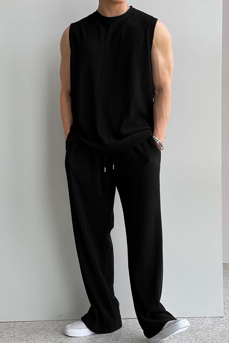 Ribbed Sleeveless Top
