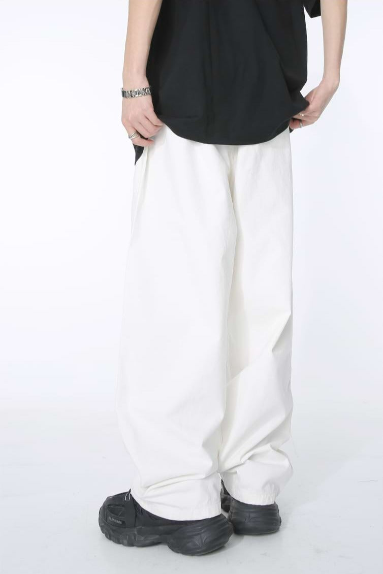 Waist Strap Straight Pants