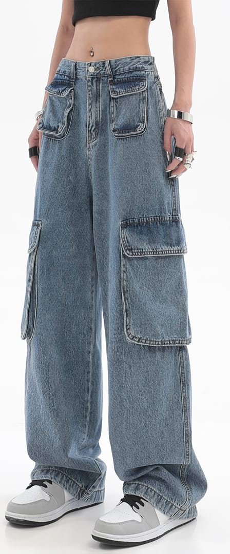 Slim Multi Pocket Jeans