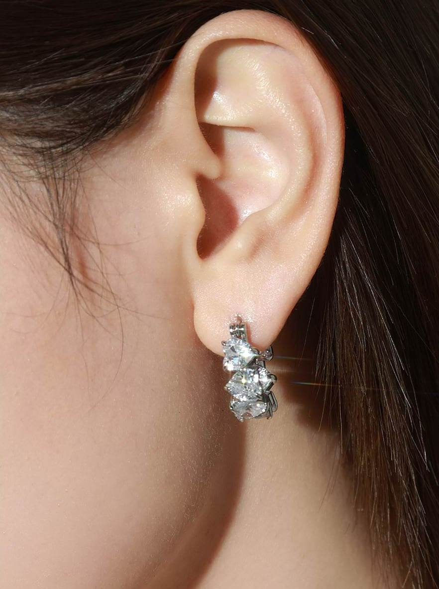 Stud Hoop Earrings