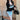Color Block Asymmetric Hem Tube Dress and Buckle Shrug Two-Piece Set - nightcity clothing