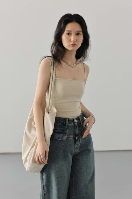 Slim Spaghetti Strap Top