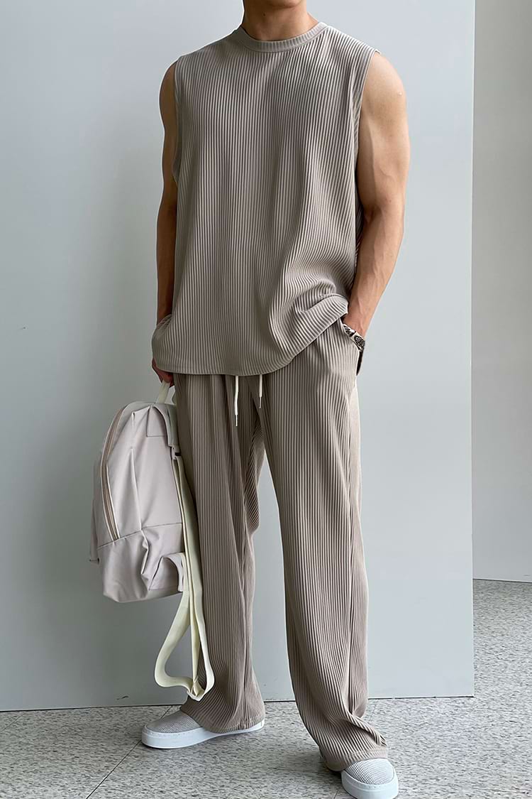 Ribbed Sleeveless Top