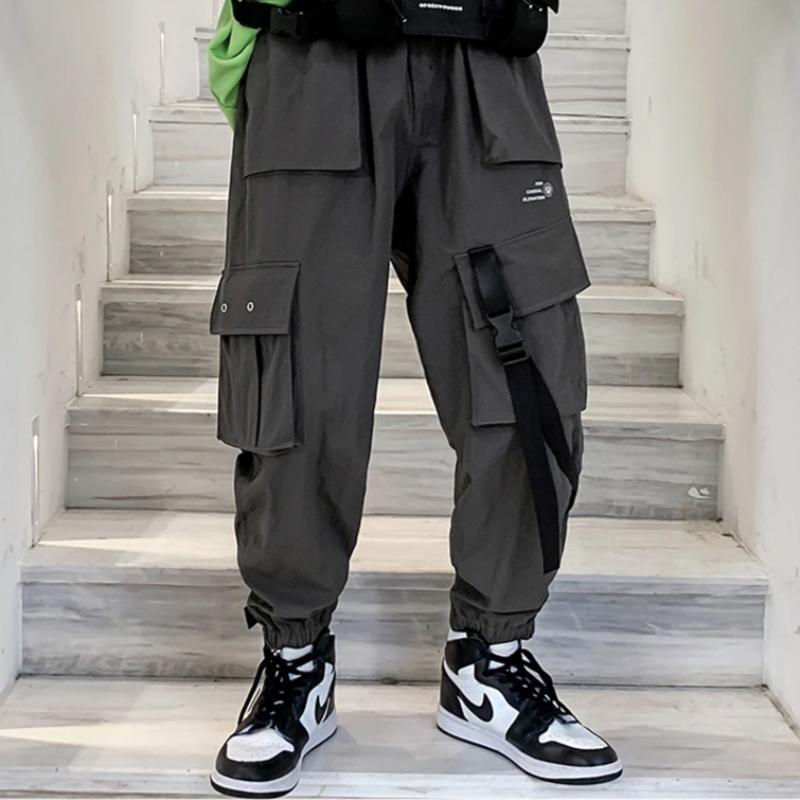 Cargo Joggers with Strap Detail - nightcity clothing