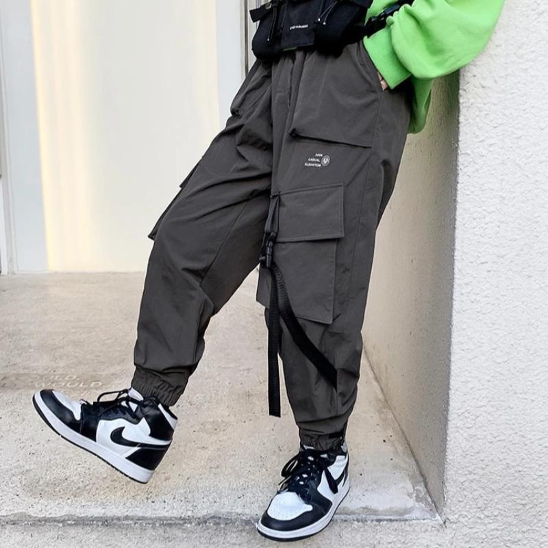 Cargo Joggers with Strap Detail - nightcity clothing