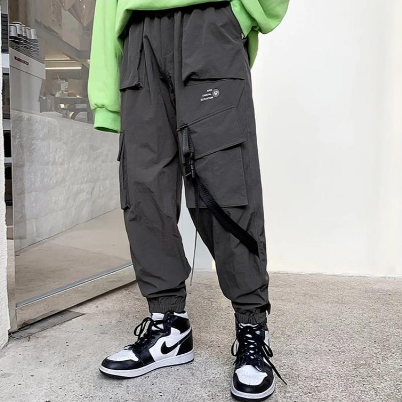 Cargo Joggers with Strap Detail - nightcity clothing