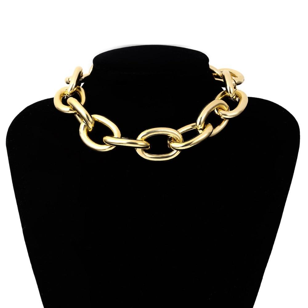 Chunky Chain Choker Necklace - nightcity clothing