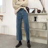 Classic Cropped Slim Jeans - nightcity clothing