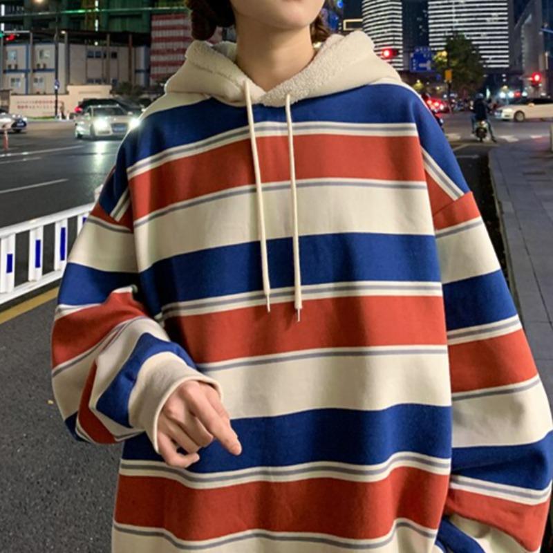 Color Striped Lightweight Hoodie - nightcity clothing