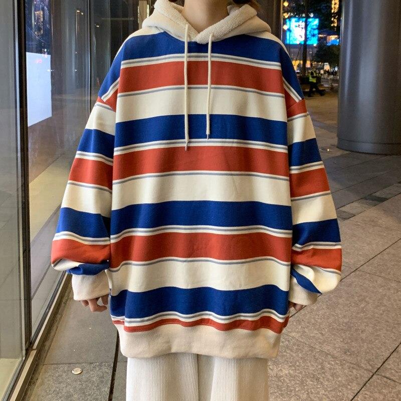 Color Striped Lightweight Hoodie - nightcity clothing