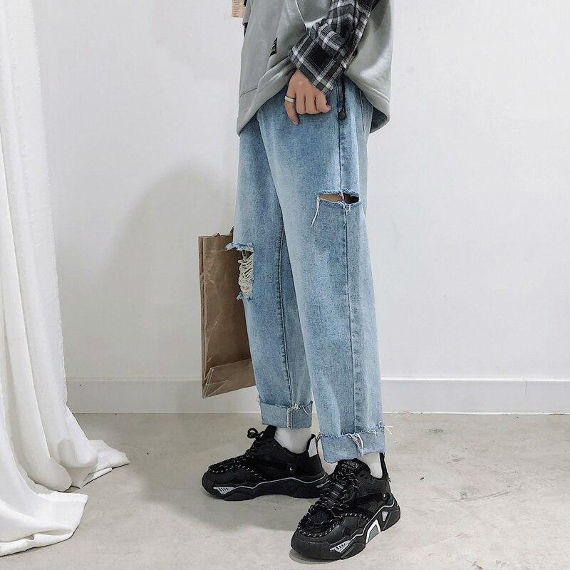 Distressed Slim Jeans I - nightcity clothing
