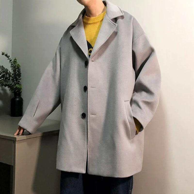 Drop Shoulder Overcoat - nightcity clothing