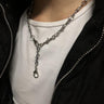 Elongated Thorn Chain Necklace - nightcity clothing