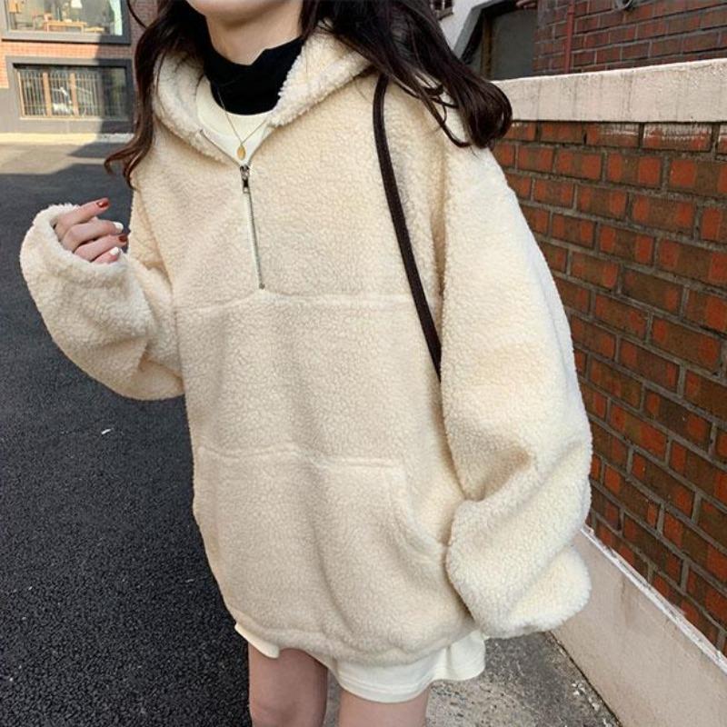 Faux Sherpa Pullover Fleece - nightcity clothing