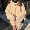 Faux Sherpa Pullover Fleece - nightcity clothing