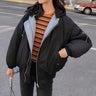 Hooded Bomber Jacket - nightcity clothing