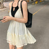 Extra Mini Sun Dress-Top with Spaghetti Strap - nightcity clothing