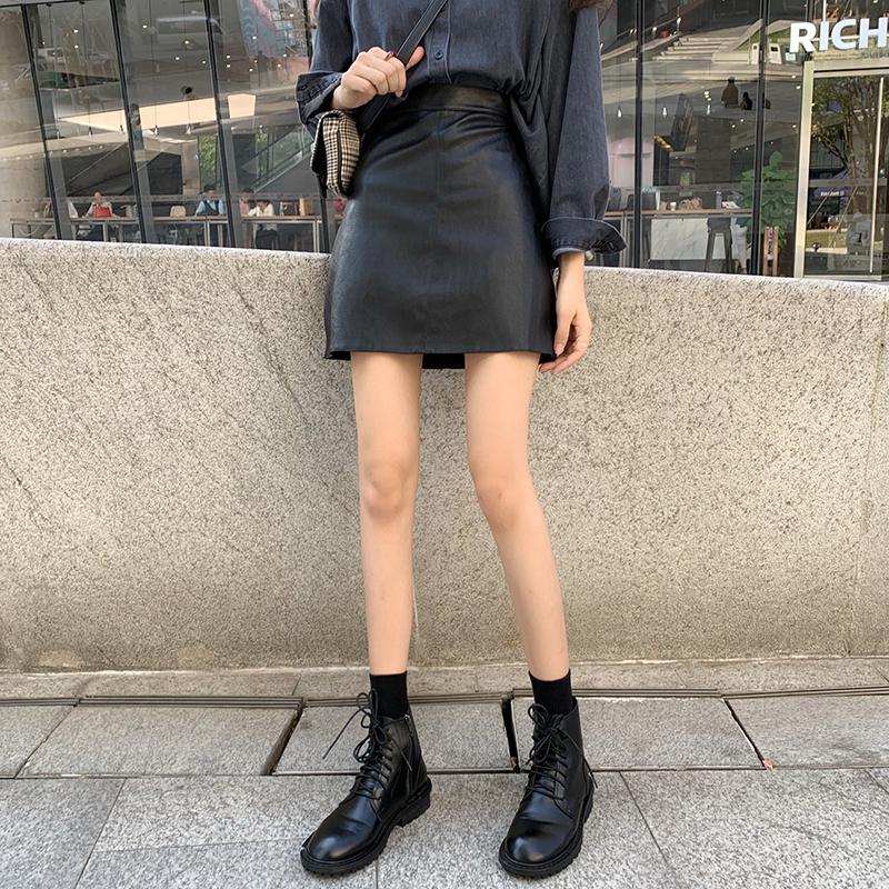 Mini Faux Leather Skirt - nightcity clothing