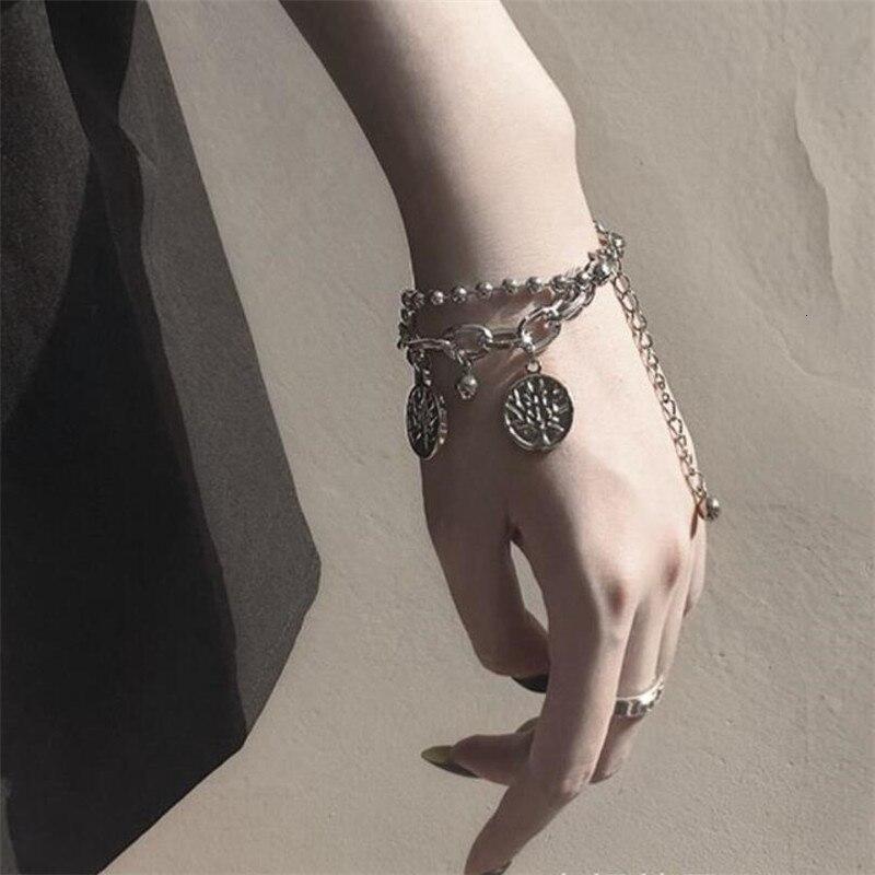 Multi-layer Bracelet with Coin Pendants - nightcity clothing