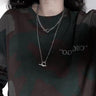 Multi-layer Two-Piece T-bar Chain Necklace - nightcity clothing