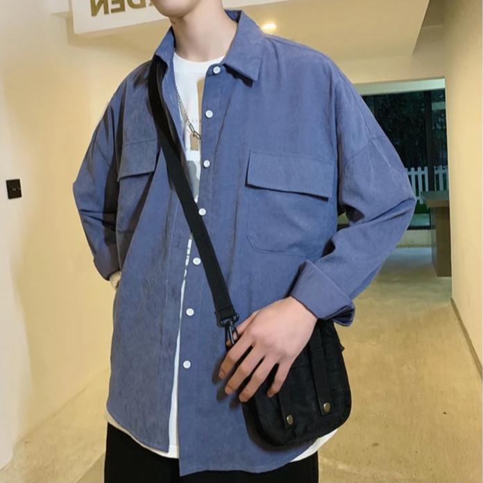Oversized Coloured Workers Shirt - nightcity clothing