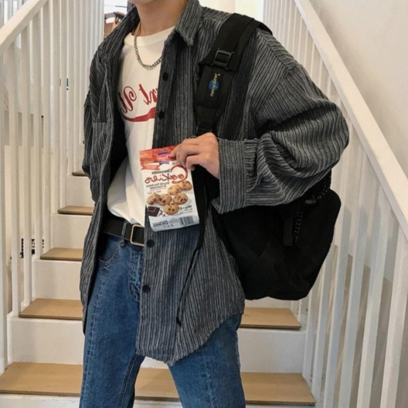 Oversized Corduroy Shirt - nightcity clothing