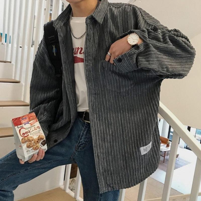 Oversized Corduroy Shirt - nightcity clothing