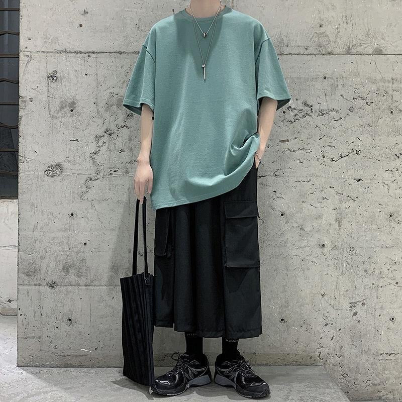 Oversized Essential Colored Tee - nightcity clothing