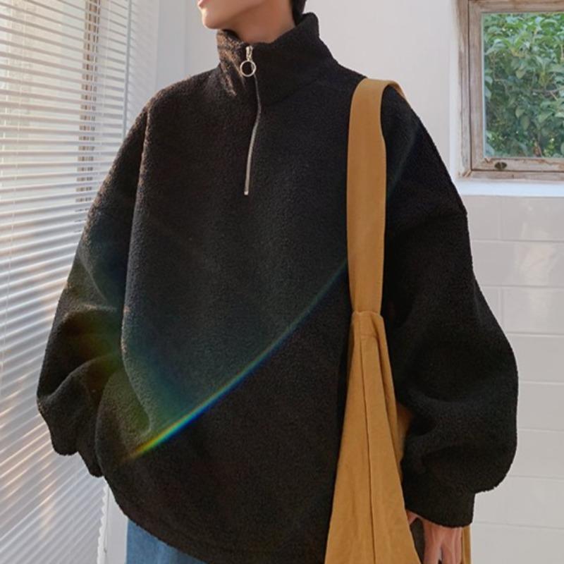 Oversized Fleece Pullover - nightcity clothing