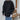 Oversized Knit Sweater with Split Hem - nightcity clothing