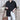 Oversized Three-Quarter Sleeve Worker Shirt - nightcity clothing