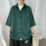 Pinstripe Short Sleeve Shirt - nightcity clothing