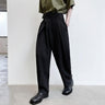 Pleated Wide Leg Suit Trousers - nightcity clothing