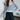 Rib Knit Cold Shoulder Mock-Two Piece Crop Top - nightcity clothing